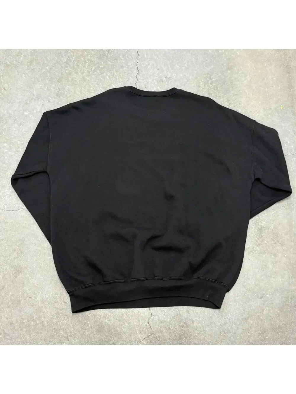 Netflix Embroidered Logo Black Pullover Crewneck Sweater
